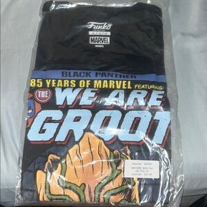 Funko Marvel Black Panther Groot Tee - Black, Blue, Orange( sealed)